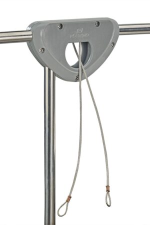 Outboard Motor Holder Grey with Cable