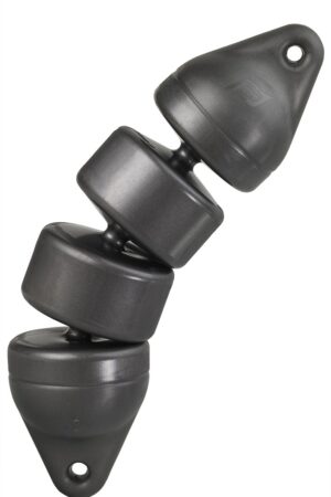 Articulated RIB Fender-12 x 48 cm-Black