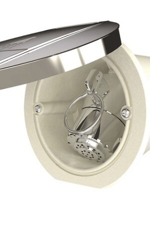 Showerhead EZ Water-Chrome Round Cover