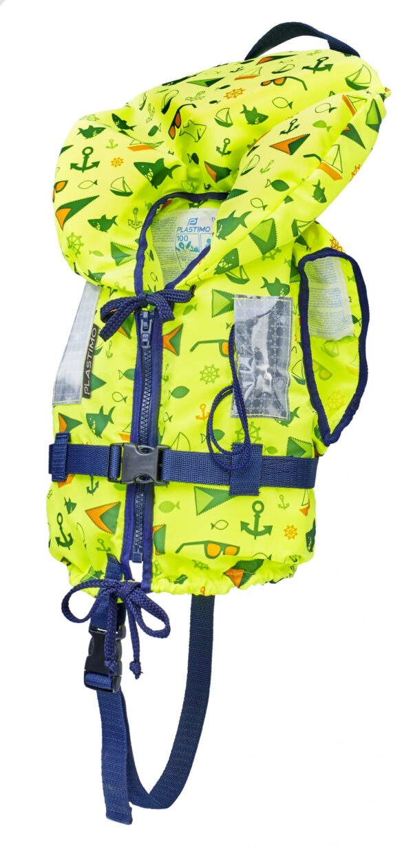 Typhon Junior Lifejacket-3 - 10 kg-Lime yellow