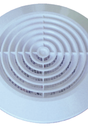 100 mm (4")  Round Grille , white
