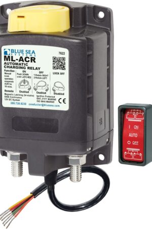 ML-ACR Automatic Charging Relay with Manual Control - 12V DC 500A