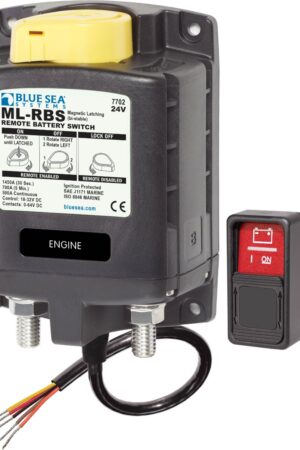 ML-RBS Remote Battery Switch with Manual Control - 24V DC 500A