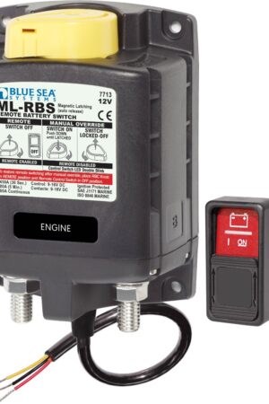 Solenoid ML 12V RBS SPST With Manual Control 2 (incl 2145-BSS Switch)