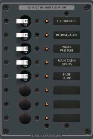 Traditional Metal DC Panel - 8 Positions