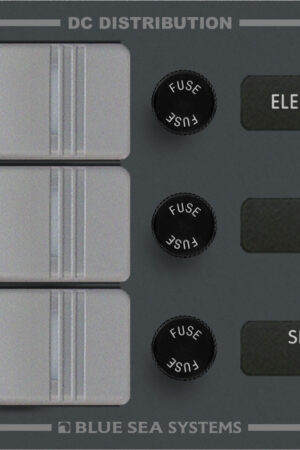 Waterproof Panel 12VDC 3 Pos Vert Grey