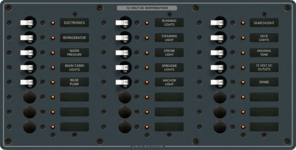 Traditional Metal DC Panel - 24 Positions