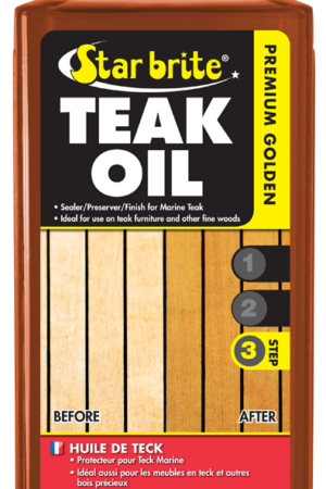 Premium Golden Teak Oil - Step 3