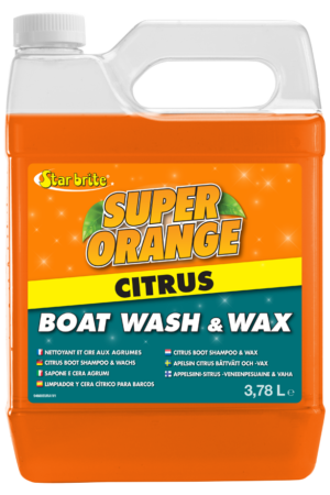 Super Orange Citrus Boat Wash & Wax-3.78L