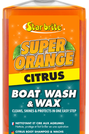 Super Orange Citrus Boat Wash & Wax-1ltr