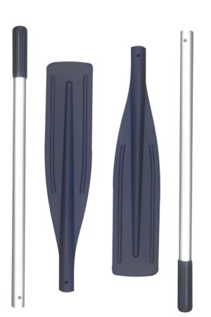 Aluminium Oars for ST/XT/SU/SP-Solid Transom (ST)-Short (1.34M) for 1.85-2.30M Boat (Pair) Grey