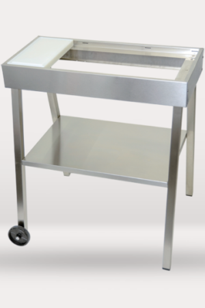 Grill Cart With Plastic Cutting Board