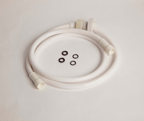 Shower Hose Assy White Elegance 3/81.5Mtr
