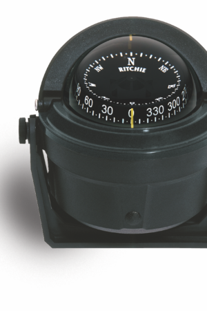 Ritchie Voyager® B-81, 3” Dial Bracket Mount Direct Read - Wheelmark Black