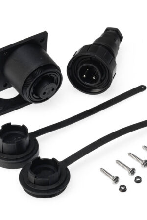 2 Pin Plug & Bulkhead Socket Kit