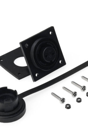 2 Pin Low-Flange Socket & Cap