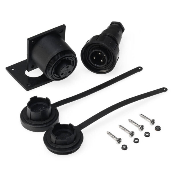 3 Pin Plug & Bulkhead Socket Kit