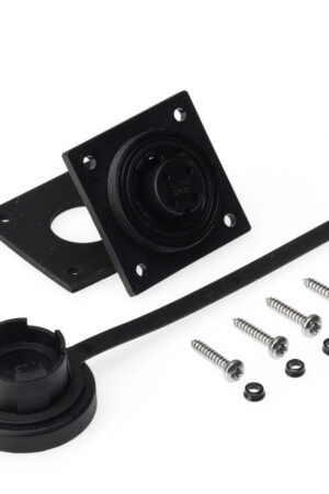 4 Pin Low-Flange Socket & Cap