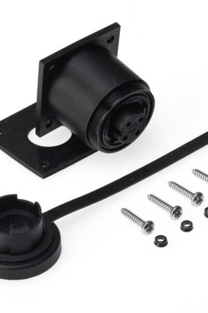 4 Pin Bulkhead Socket & Cap