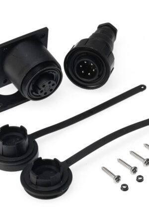 6 Pin Plug & Bulkhead Socket Kit