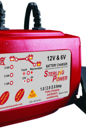 3 amp 6 and 12V Battery Charger