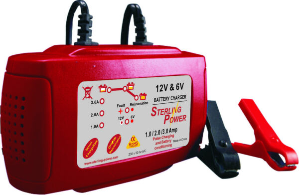 3 amp 6 and 12V Battery Charger