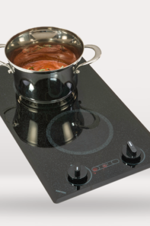 Mediterranean Trimline Two Burner Black 120 Volt