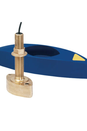 B45 DT Bronze through hull transducer 2M CABLE 5PIN MALE* with Fairing