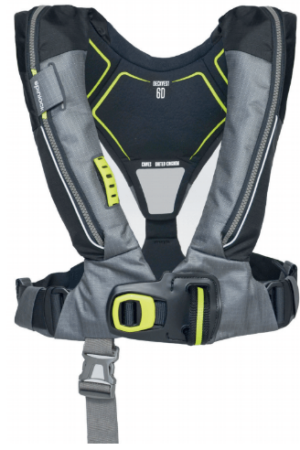 Deckvest 6D-170N-Included-Charcoal & Black