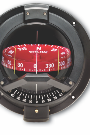 Ritchie Navigator™ BN-202, 4½” Dial Bulkhead Mount