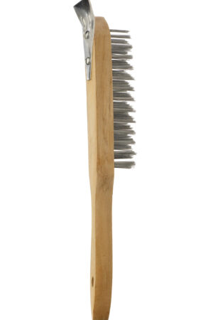4 Row Wire Brush with Scraper