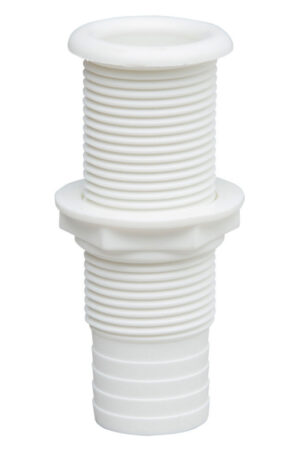 Drain socket with hose connection H100 mm-White