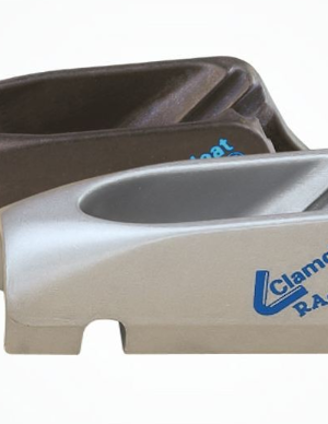 Clamcleat 6mm Junior Aluminium & Becket-Silver-50