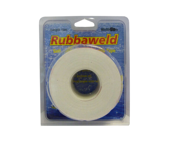 White 5m X 25mm Rubbaweld Self Amalgamating Marine Tape