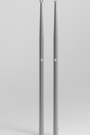 Stanchion 610mm Spher. End with Drilling