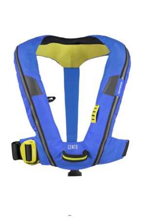 Deckvest Cento 100N Junior Harness Lifejacket-Pacific Blue