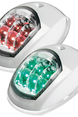 Evoled Navigation Lights White ABS Left + Right (Blister)