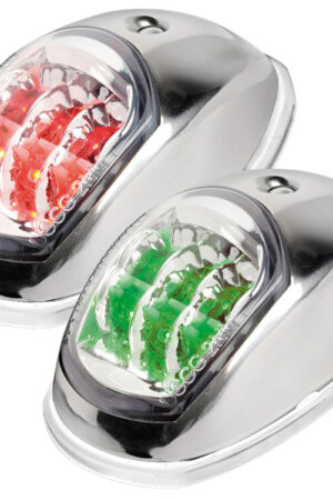 Evoled Navigation Lights Polished SS Body L + R
