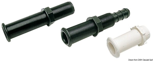 Water Drain Bushing Black 22.7 x 150 mm