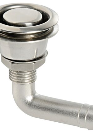 Flush-mount fuel vent made of stainless steel