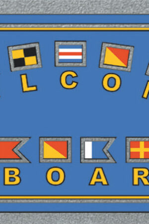 Format antiskid doormat 40 x 68 cm Bunting