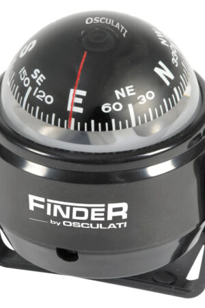 Finder Compass 2" W/Bracket Black/Black