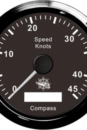 Speedometer w/GPS compass black/black