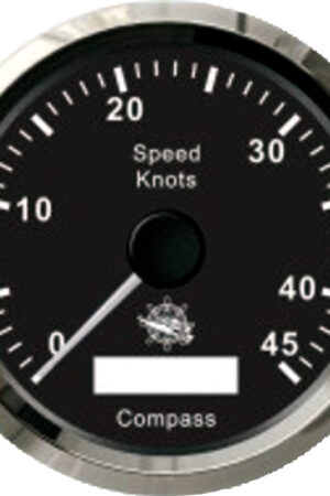 Speedometer w/GPS compass black/glossy
