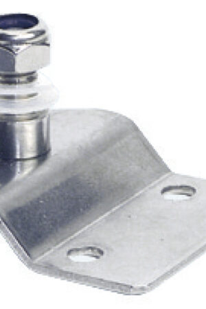 Embosed fastening plate w/threaded pin
