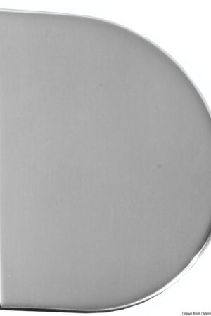 Hinge Cover Mirror Polished AISI316
