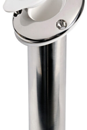 Rod holder 60° AISI 316 w/white cap