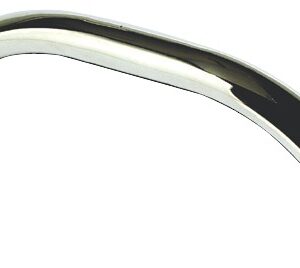 Oval pipe handrail AISI316 19x25 mm 305 mm