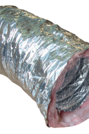 150 mm (6") int.Ø, insulated, flexible duct - per meter