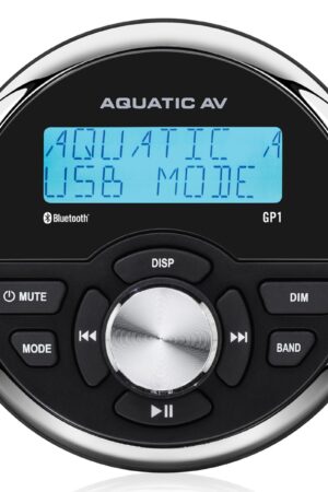 GP1 Gauge size marine bluetooth stereo